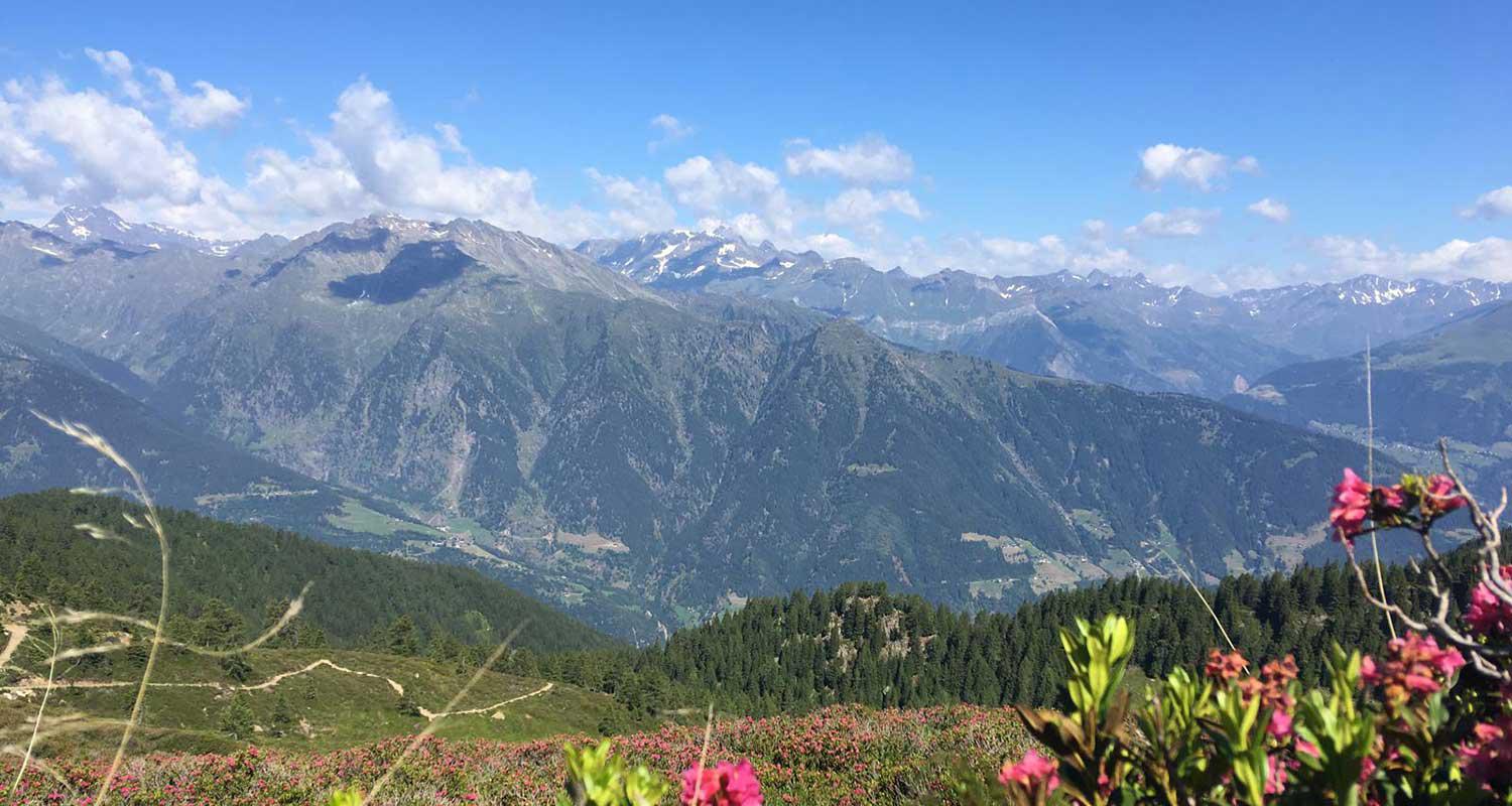 Panorama della montagna Alto Adige